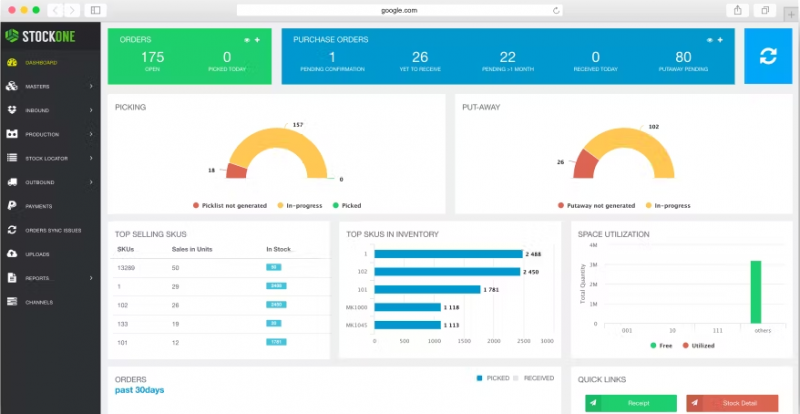 StockOne Dashboard